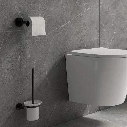 OMNIRES MP60510BL - Držač toaletnog papira MODERN PROJECT mat crna
