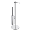 OMNIRES MP60810CR - Stalak za toaletni papir i WC četku MODERN PROJECT sjajni krom