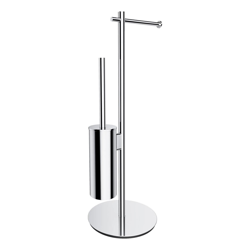 OMNIRES MP60810CR - Stalak za toaletni papir i WC četku MODERN PROJECT sjajni krom