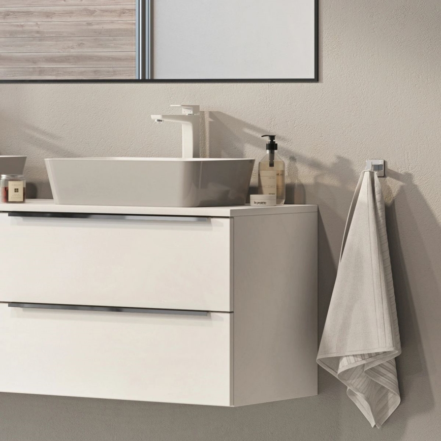OMNIRES NL80115CR - Zidni kuk NELSON sjajni krom