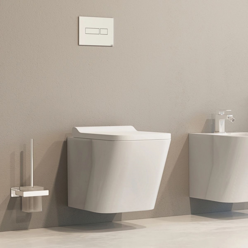 OMNIRES NL80620CR - Zidna četka za WC NELSON sjajni krom