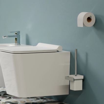 OMNIRES NL80620CR - Zidna četka za WC NELSON sjajni krom