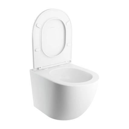 OMNIRES OTTAWASPXMWBM - Viseća WC školjka s daskom SoftClose OTTAWA keramika/mat bijela