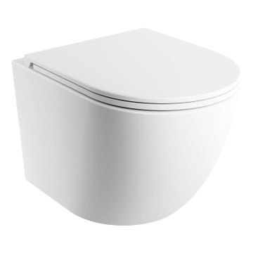 OMNIRES OTTAWASPXMWBM - Viseći WC s WC daskom SoftClose OTTAWA, keramika / mat bijela