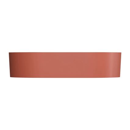 OMNIRES OVOUNTE - Nadgradni umivaonik OVO 55x36 cm dolomit/mat terakota