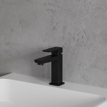 OMNIRES PM7410BL - Miješalica za umivaonik PARMA 15 cm mat crna