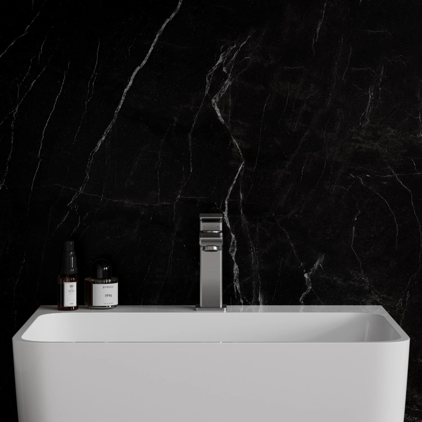 OMNIRES PM7410IN - Slavina za umivaonik PARMA 15 cm brušeni nikl