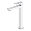 OMNIRES PM7412CRB - Slavina za umivaonik PARMA 27,3 cm sjajni krom/bijela