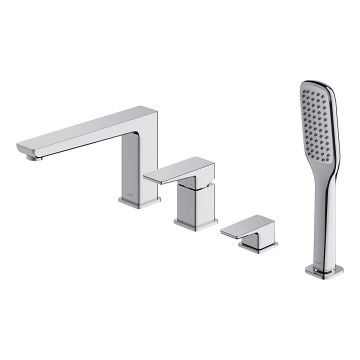 OMNIRES PM7432CR - Kada miješalica za 4 otvora PARMA sjajni krom