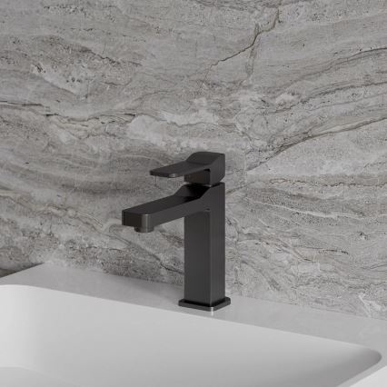 OMNIRES SL7710GR - Miješalica za umivaonik SLIDE 17 cm četkani grafit