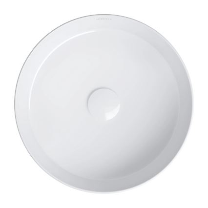 OMNIRES TULSA355BP - Nadgradni umivaonik TULSA Ø 36 cm keramika/sjajna bijela