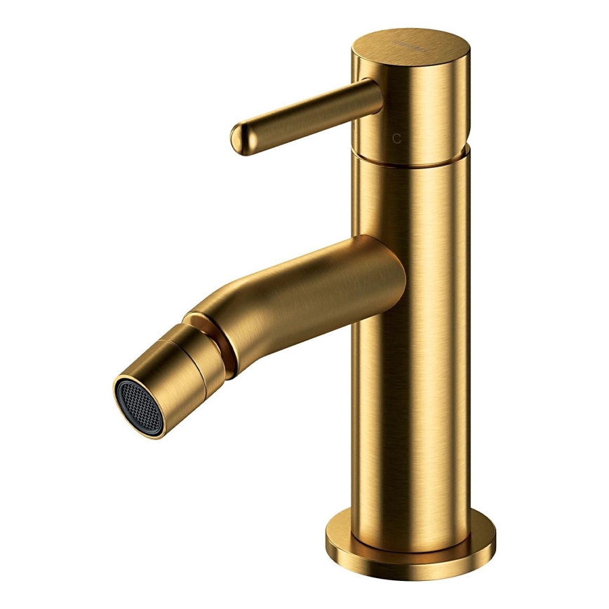 OMNIRES Y1220GLB - Miješalica za bide Y 14,5 cm brušena zlatna