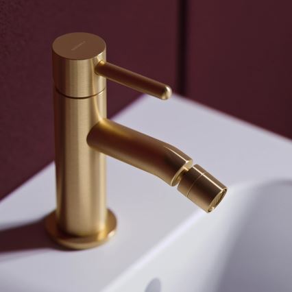 OMNIRES Y1220GLB - Miješalica za bide Y 14,5 cm brušena zlatna