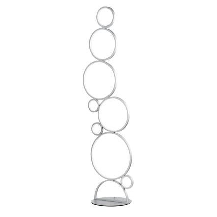 Ondaluce - LED dimabilna podna svjetiljka POIS LED/52W/230V 160 cm srebrna