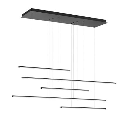 Ondaluce - LED luster na sajli s mogućnošću prigušivanja GENIUS LED/72W/230V crna