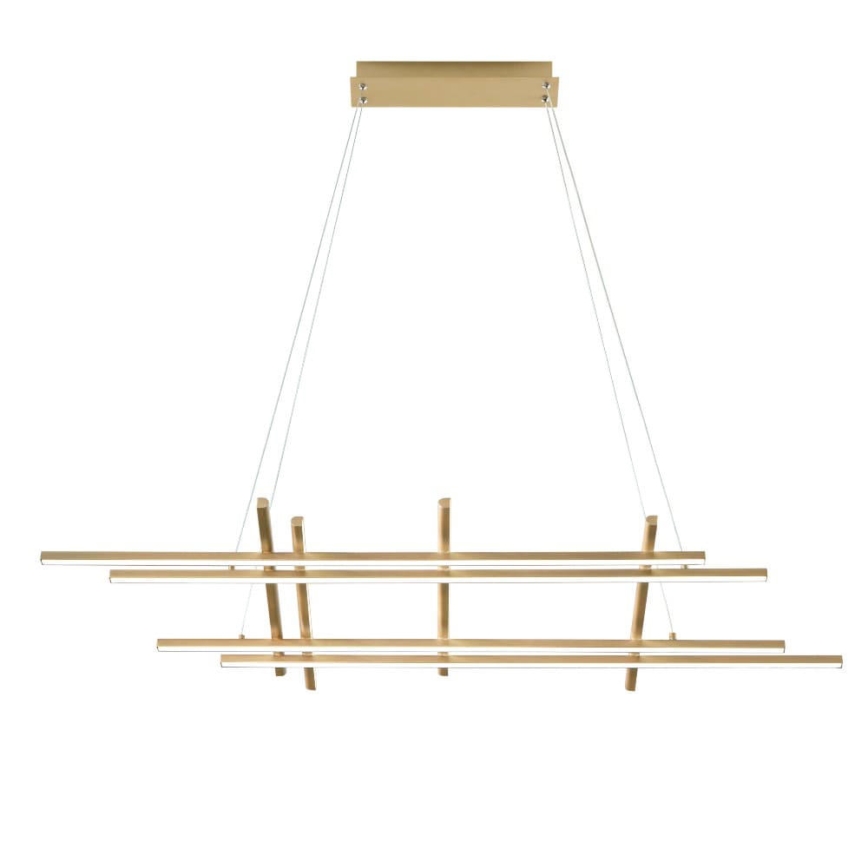 Ondaluce - LED luster na sajli s mogućnošću prigušivanja MOVIDA LED/114W/230V zlatni