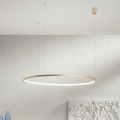 Ondaluce - LED luster s mogućnošću prigušivanja na sajli SOEL LED/28W/230V prom. 60 cm zlatni