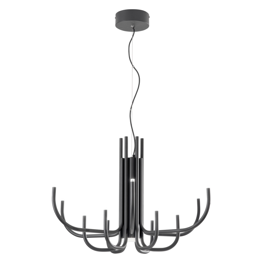 Ondaluce - LED luster s prigušivanjem na sajli NOUVEAU LED/35W/230V pr. 78 cm crna