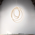 Ondaluce - LED luster s prigušivanjem na užetu GOLDEN LED/50W/230V Ø 50 cm zlatna