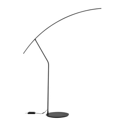 Ondaluce - LED podna lampa FOLAGA s mogućnošću prigušivanja LED/30W/230V 190 cm crna