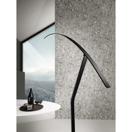 Ondaluce - LED podna lampa FOLAGA s mogućnošću prigušivanja LED/30W/230V 190 cm crna
