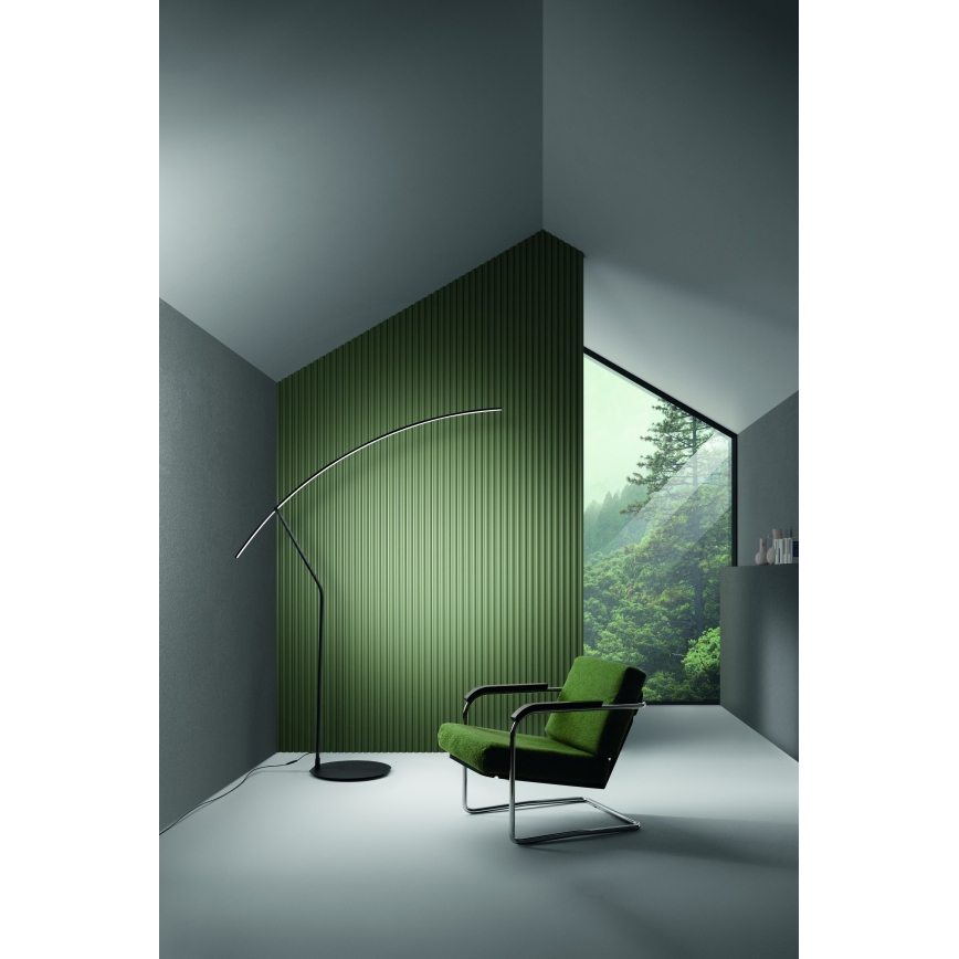 Ondaluce - LED podna lampa FOLAGA s mogućnošću prigušivanja LED/30W/230V crna