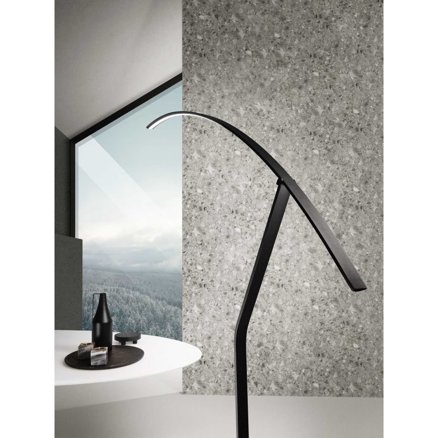 Ondaluce - LED podna lampa FOLAGA s mogućnošću prigušivanja LED/30W/230V crna