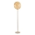 Ondaluce - LED podna lampa s mogućnošću prigušivanja JOKEY LED/15W/230V 170 cm zlatna/zadimljeno bež