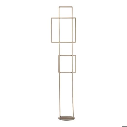 Ondaluce - LED podna lampa s prigušivačem DOWEL LED/77W/230V zlatna