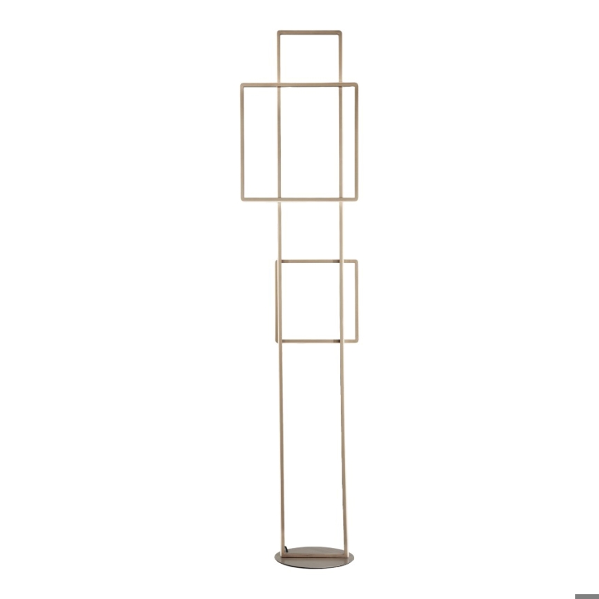 Ondaluce - LED podna lampa s prigušivačem DOWEL LED/77W/230V zlatna