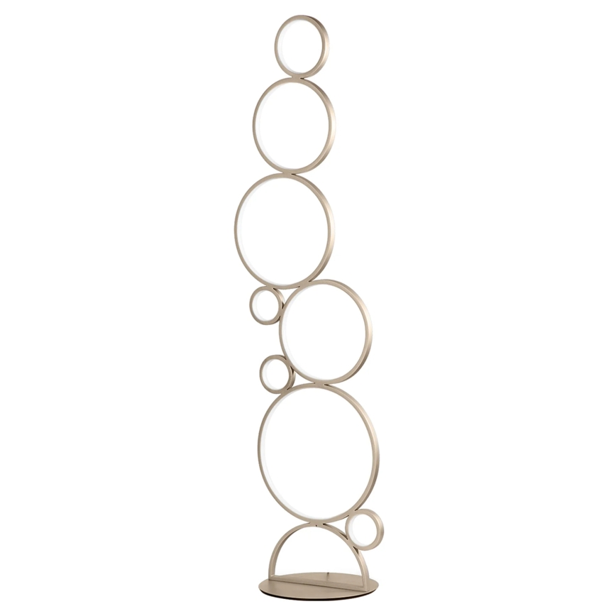 Ondaluce - LED podna lampa s prigušivačem POIS LED/52W/230V 160 cm zlatna