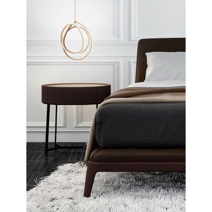 Ondaluce - LED prigušivi luster na sajli GOLDEN LED/28W/230V Ø 31,5 cm zlatna