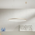 Ondaluce - LED prigušivi luster na sajli SOEL LED/38W/230V Ø 80 cm zlatni