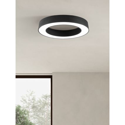Ondaluce - LED stropno svjetlo s prigušivanjem GLOBUS LED/80W/230V 3000/4000K Ø 100 cm crna