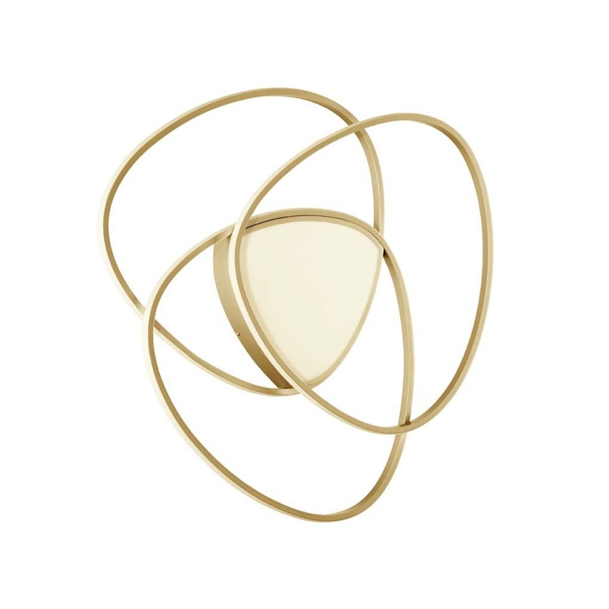 Ondaluce - LED prigušivo stropno svjetlo ROSE LED/60W/230V zlatno