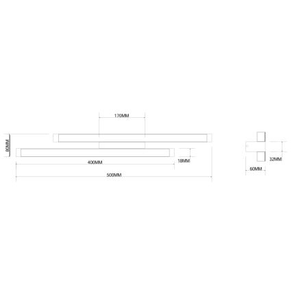Ondaluce - LED prigušivo zidno svjetlo MOVIDA LED/16W/230V zlatna