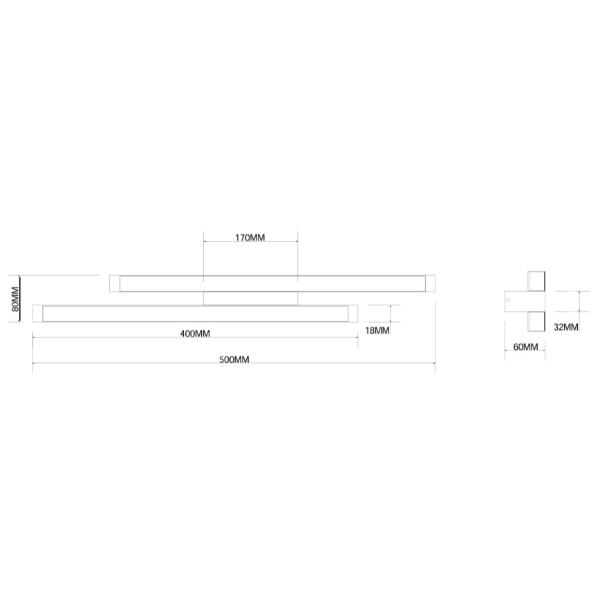 Ondaluce - LED prigušivo zidno svjetlo MOVIDA LED/16W/230V zlatna