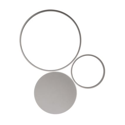 Ondaluce - LED prigušivo zidno svjetlo POIS LED/42W/230V, srebrno