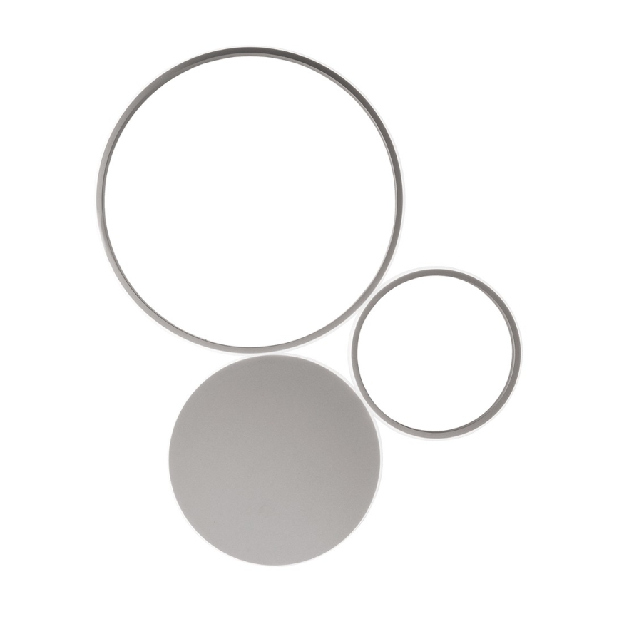 Ondaluce - LED prigušivo zidno svjetlo POIS LED/42W/230V, srebrno