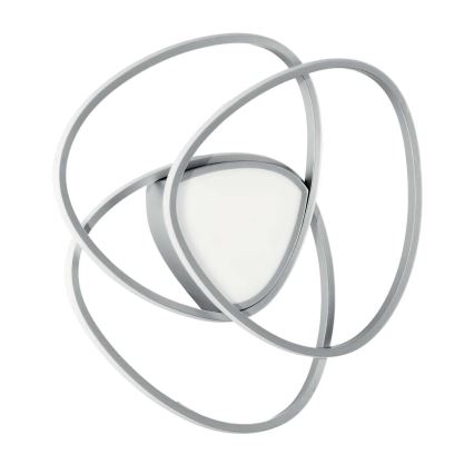 Ondaluce - LED stropna svjetiljka ROSE s mogućnošću prigušivanja LED/60W/230V 50x54 cm srebrna