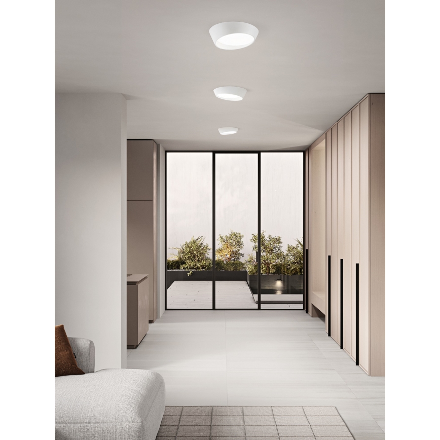 Ondaluce - Prigušivo LED stropno svjetlo HALF LED/25W/230V 3000/4000K pr. 38,5 cm bijelo