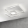 Ondaluce - LED stropna svjetiljka s mogućnošću prigušivanja DOWEL LED/46W/230V 55x55 cm srebrna