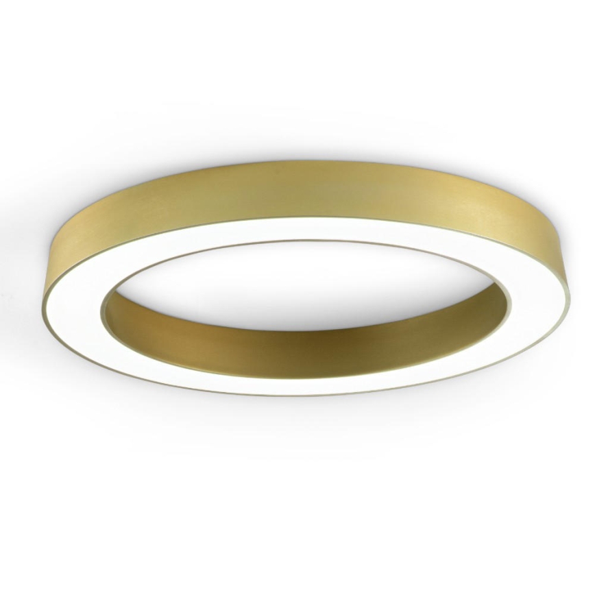 Ondaluce - LED prigušivo stropno svjetlo GLOBUS LED/40W/230V 3000/4000K, promjer 60 cm, zlatno