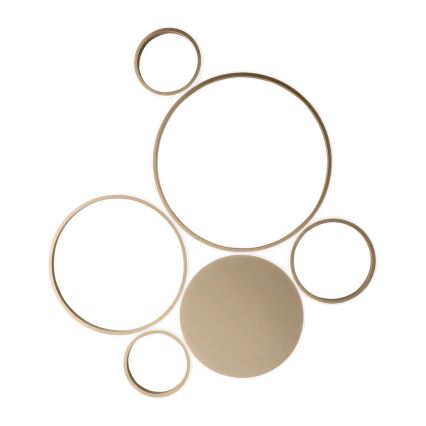 Ondaluce - LED stropna svjetiljka s prigušivanjem POIS LED/68W/230V zlatna