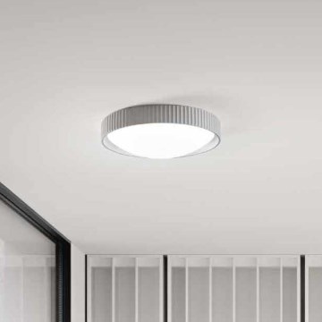 Ondaluce - LED stropno svjetlo CONCRETE LED/20W/230V promjer 41 cm beton/siva