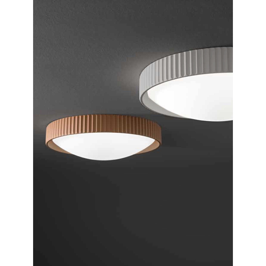 Ondaluce - LED stropno svjetlo CONCRETE LED/20W/230V Ø 41 cm betonsko-sivo