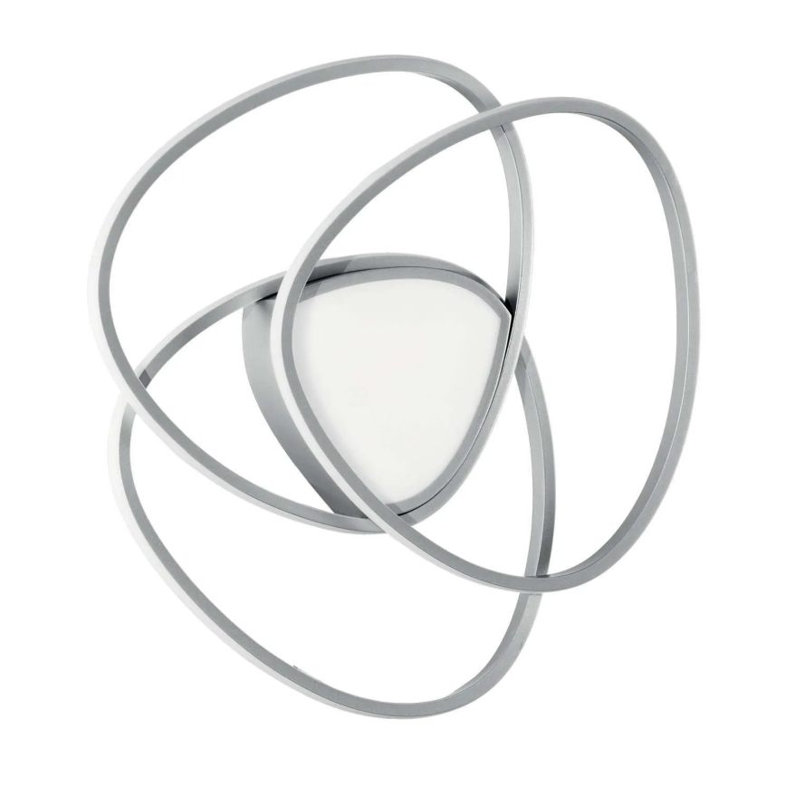 Ondaluce - LED stropno svjetlo ROSE LED/60W/230V s mogućnošću prigušivanja srebrno