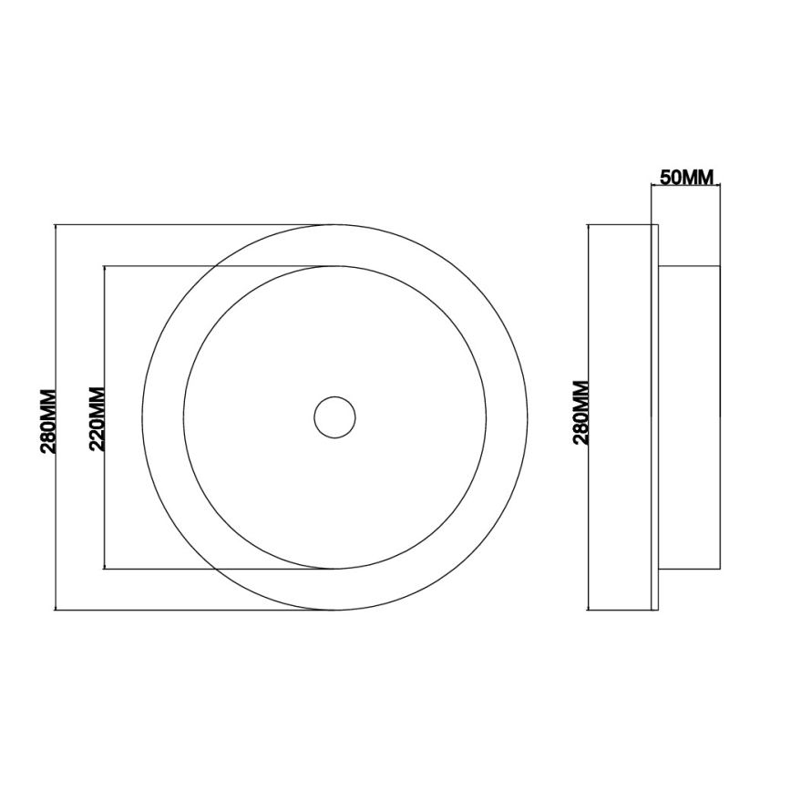Ondaluce - LED zidna svjetiljka JOKEY LED/10W/230V zlatna/prozirna