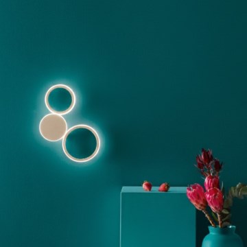 Ondaluce - LED zidna svjetiljka POIS LED/20W/230V zlatna