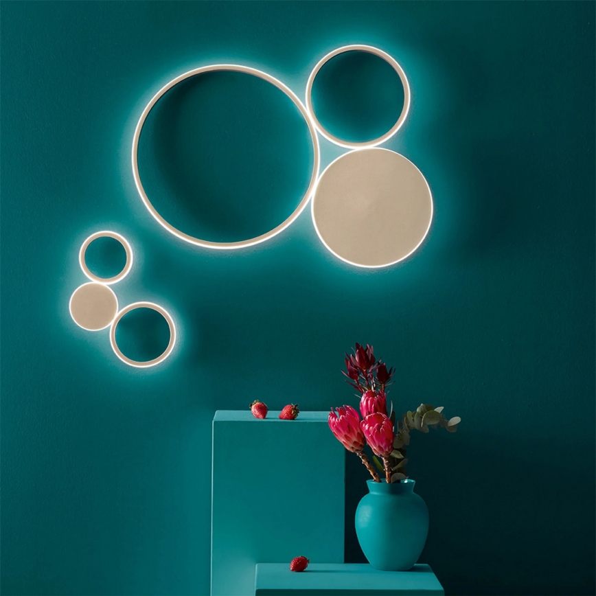 Ondaluce - LED zidna svjetiljka s mogućnošću prigušivanja POIS LED/42W/230V zlatna